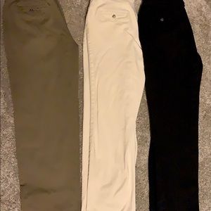 3 pair of Lee khaki pants